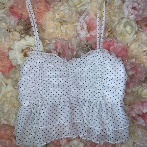 Boutique polka dot tank